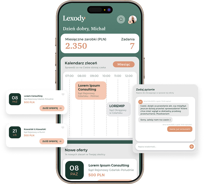 Lexody app mobile